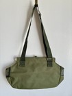 Berkley Small Canvas Creel Fishing Bag 8 x14  Adjustable Strap Spring Closure