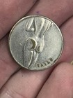 Vintage Nude Woman Heads Or Tails Flip Coin Token