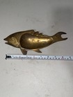 Vintage Brass Swordfish Ashtray Fishing Marlin Beach Nautical Man Cave Decor
