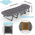 Asdfg-sleeping Cots camping Cots For Adults6 Adiustable Positions Portablefoldab