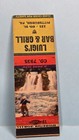 Vintage Matchbook Cover - Luigi s Bar   Grill 6th St  Pittsburgh Pennsylvania Pa