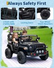 Kids 24v Ride On Toys 2-seater Electric Ride On Car Truck gifts For Boys Girl