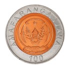 Rwanda 100 Francs  2007  Km  32  Mint