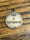Vtg Antique Sterling Silver    i Am A Lutheran    Necklace Charm 