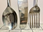 Giant Aluminum Fork  Knife  And Spoon Kitchen Utensils Decor 