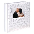 Malden International Designs Wedding Photo Album White Book For  120 4x6 Photos