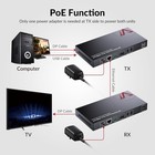 Av Access Hdbaset Displayport Kvm Extender  4k30 Dp 1 2  100m Over Cat5e 6 7