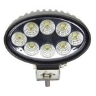 2pcs 24w Led Work Light Oval Cab Headights For John Deere Kubota Case Tractor
