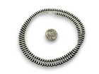 Navajo Pearls Sterling Silver Rondelles Saucer Flat Bead Necklace 5mm 24  97524