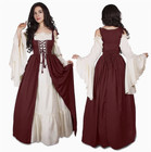Vintage Medieval Renaissance Lace-up Women Dress Costume Ball Dress Cosplay