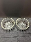 Vintage 1950s Duncan Miller Homestead Glass Bowls Set Scalloped Dish Mid Century