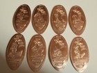 8 Disney Muppets Rock N Roller Coaster Under Construction Pressed Pennies Set