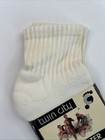 Women s Socks Quarter Length 7-9 White Ankle Cotton Nylon Twin City Irregulars