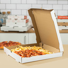 Karat Corrugated Pizza Box  16  x16  x2    White - 50 Pcs  Fp-pbf16w