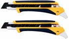 La-x Olfa 18mm Heavy-duty Fiberglass Utility Knife W  Pick  Pack Of 2