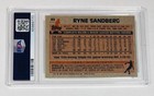 1983 Topps Ryne Sandberg Psa Mt 8 Signed Auto Mt 9 Rookie Baseball Card  83 Cubs