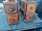 Antique Singer Treadle Sewing Machine Drawers With Double Box Frame   Screws