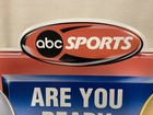 Abc Sports Are You Ready For Some Football  Embossed Metal  Sign 2000 32 x17 