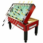 Tornado Tour Edition T-3000 Foosball Table Soccer Game - 3 Goalie - Red - Coin