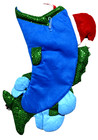 Rigrap Merry Fishmas Christmas Stocking Blue 22 X 12
