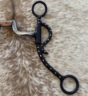 5    Mouth Hinge Port Medium Shank Copper Roller Horse Bit