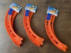 Hot Wheels Hw Curved Track 2 Pack W  Connector Lot Of 3   6 Pieces Of Track 