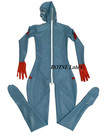 Latex Rubber Bodysuit Nursing Uniform Catsuit