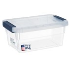  Clear Plastic Storage Bins With Lids Stackable Storage Bins  15 Quart  