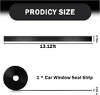 13 12ft Window Seal Strip  Rubber Weather Stripping For Window Edge Gap  Univers