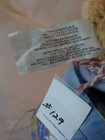 Avon Hat Box Teddy   4  Seated Bear W lavendar Hat  Comes In A Round Hat Box Nib