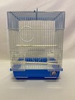 Prevue Pet Products Flat Top Economy Small Bird Cage W Blue Plastic Base New