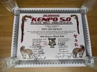 Jeff Speakman 10th Degree Kenpo 5 0 Certificate Official Reproduction Karate