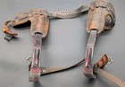 Bashlin 140 Ds Pole   Tree Climbing Gaffs Lineman s Leather Spikes - Read 