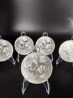 2025 Disney Scrooge Mcduck Silver Coin Lot     5 Coins       999 Fine Silver
