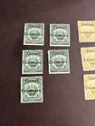 5 Sets El Salvador  Scott 468  469  471  Coat Of Arms  Overprint 1921 Mnh Og