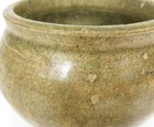 A1917  Japanese Old Karatsu Pottery Bowl As Slop Bowl With Appropriate Glaze