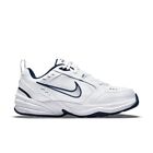 Nike Air Monarch Iv Men White Blue 102 Walking Shoe Medium   Wide Width 4e Eeee