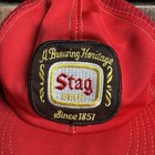 Vintage Stag Beer Brewing Heritage Snapback Mesh Baseball Cap Trucker Hat