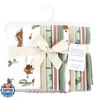 Hudson Baby Unisex Baby Cotton Flannel Burp Cloths 10-pack  Wilderness  One S