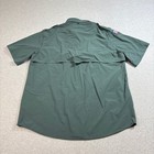 Venturing Boy Scout Uniform Shirt Adult Xl Green Vented Microfiber Usa Bsa