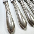 Gorham Sterling Silver Rose Marie Pattern Dinner Knives - Lot Of 8