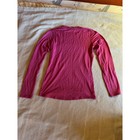 Smartwool Womens Merino Wool Lightweight Base Layer Long Sleeve Pink Small