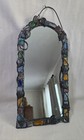 Stained Glass Accent Mirror Richard Macdonald Hand-crafted Wall Decor Usa 9  18
