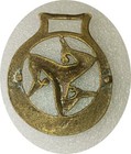 Isle Of Man  legs   Vintage Horse Brass  8285 