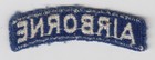 Korean War Era Us Army 82nd Airborne Scroll Patch Insignia Military Tab Only