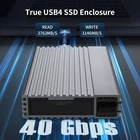 Zike-z666 Usb4 40gbps M 2 Nvme Ssd Enclosure  Zikedrive  Asm2464pd Chip