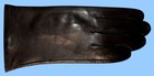 Black Leather Unlined Gloves - New Womens Dress Genuine Lambskin - Kid Leather