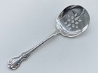 Towle Old Master Sterling Silver Solid Pierced Nut Spoon 5 1 2  No Monogram