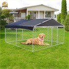 Large Outdoor Dog Kennel Dog Run Cage 10x10 6 56x6 56 Ft Pet Playpen Metal Fence