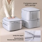 Comforter Storage Bag  Blanket Storage Bag  Large Capacity Ultra Space Saving   
